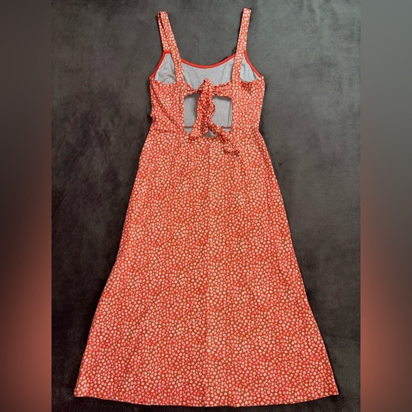 Free People Orange Midi Dress - Picture 10 of 10